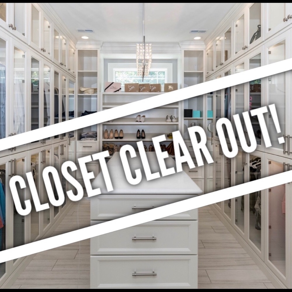 CLOSET CLOSEOUT SALE !!!!
